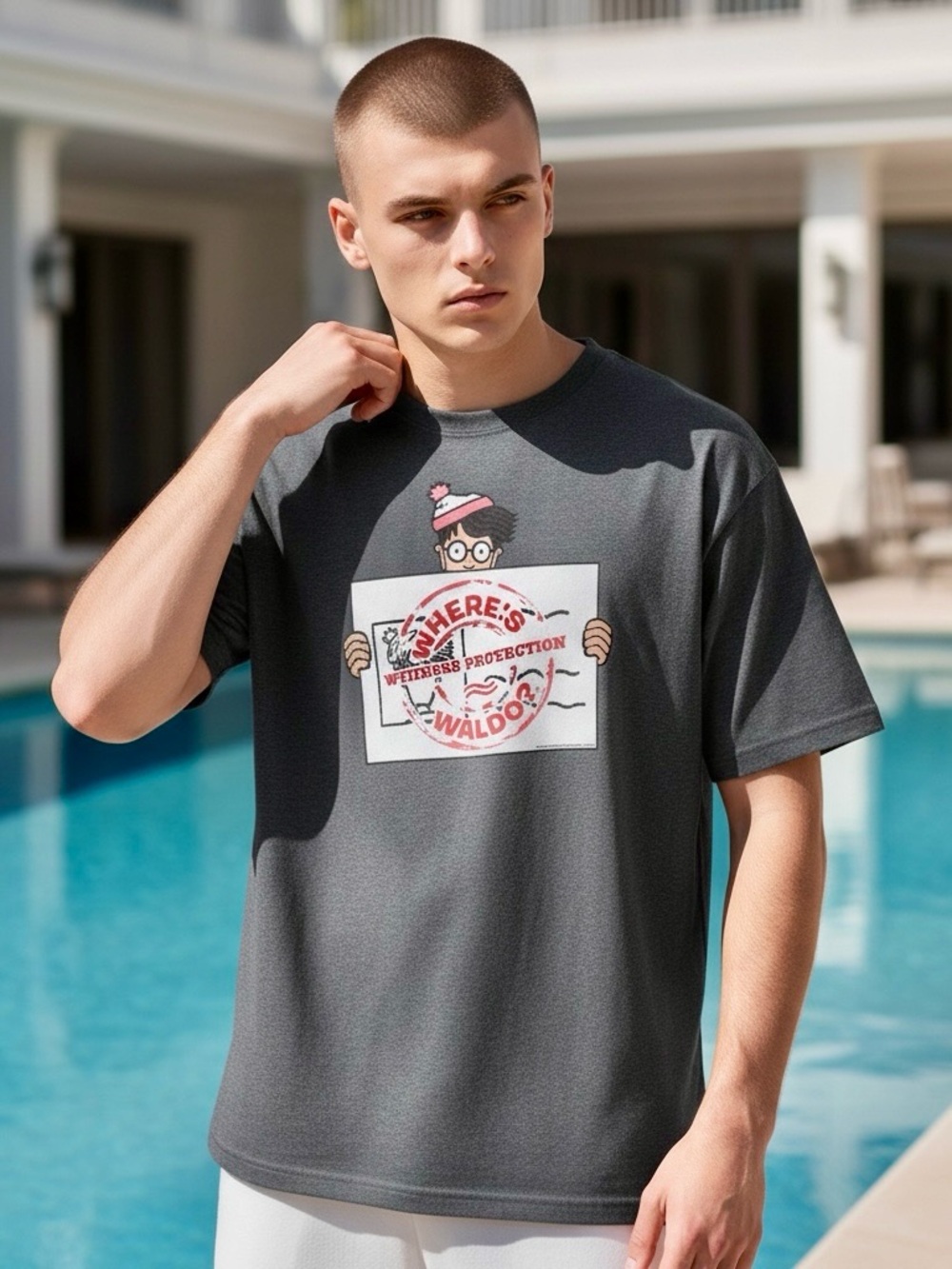 Fruit Of The Loom Vintage T-Short WHERE'S WALDO